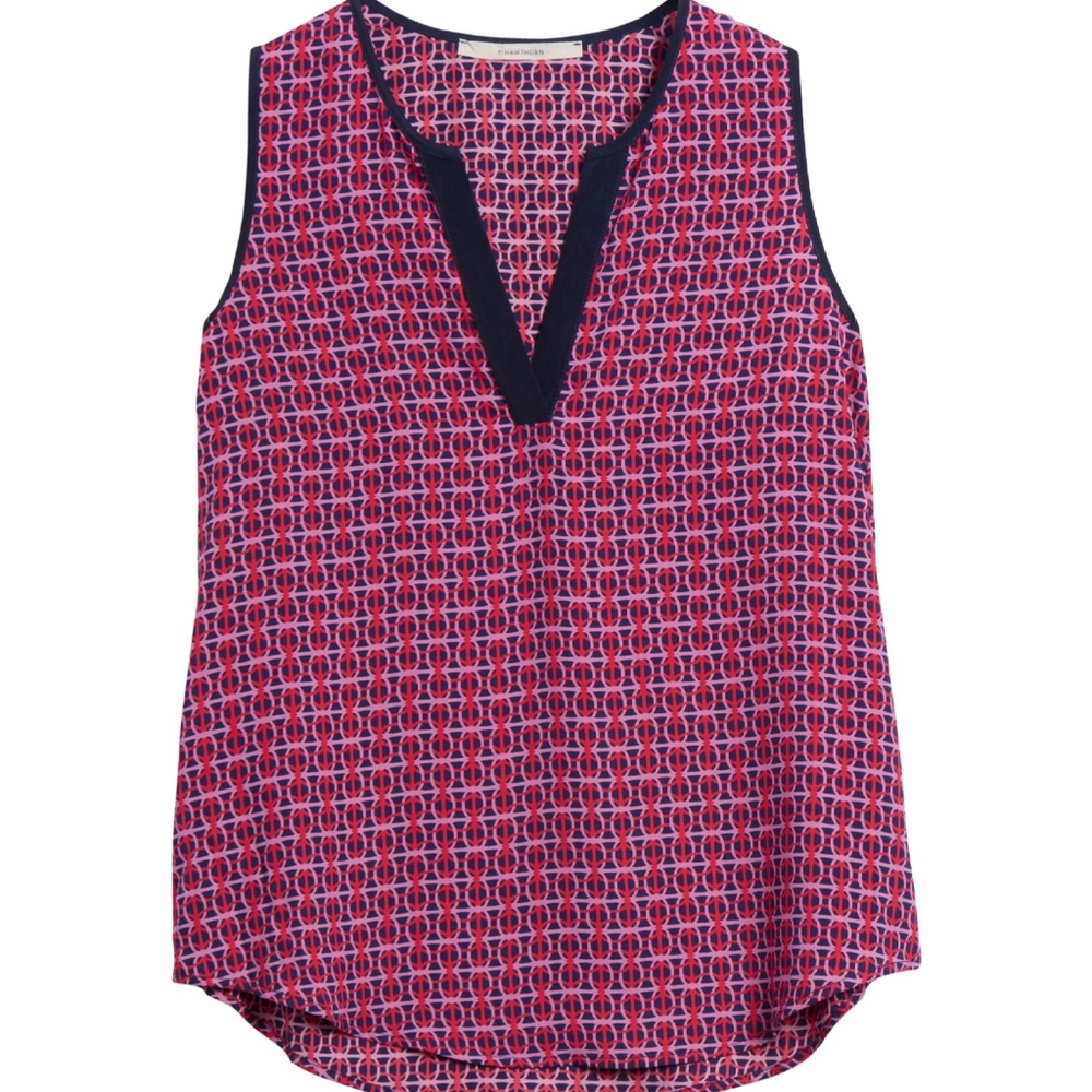 41 Hawthorn Beckett V-Neck Blouse Medium
